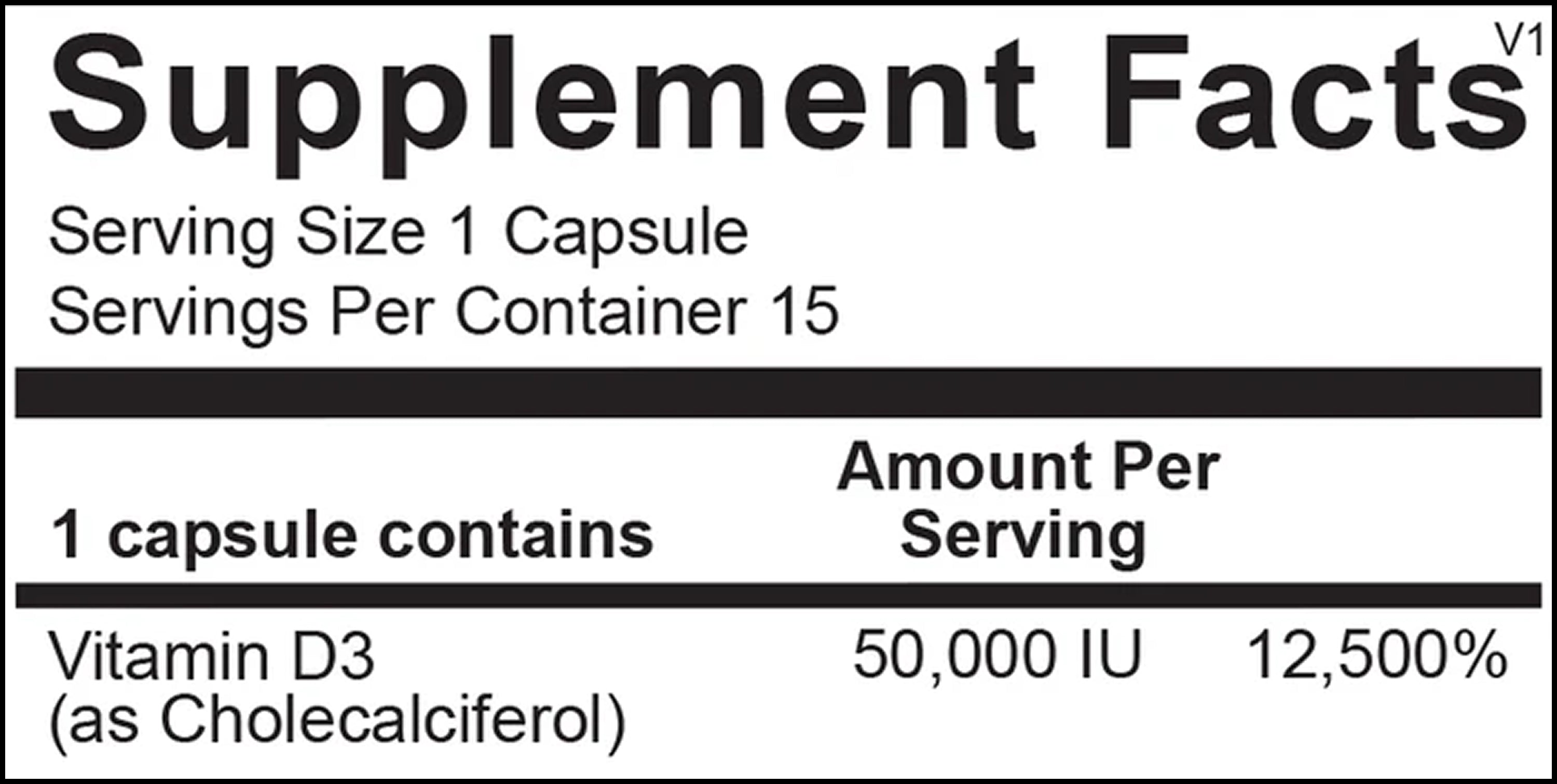 Vitamin D3 Plus - 50000 IU